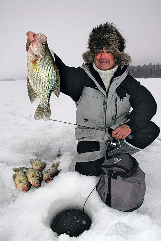 Winter Crappie Forage Tactics